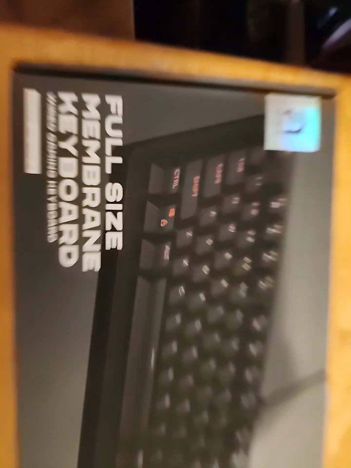 Atrix Gaming Keyboard Full Membrane RGB Lighting Black Full Size wired USB NEW - Image 2 of 4