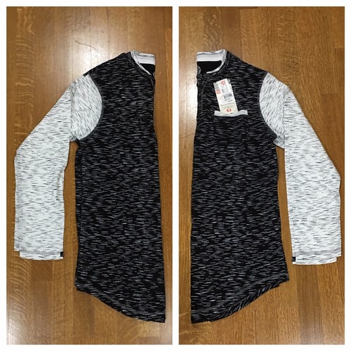 New Men's Long Sleeve Button Muscle Tee Henley T-shirt Casual Tops V Neck Shirts - Picture 9 of 10