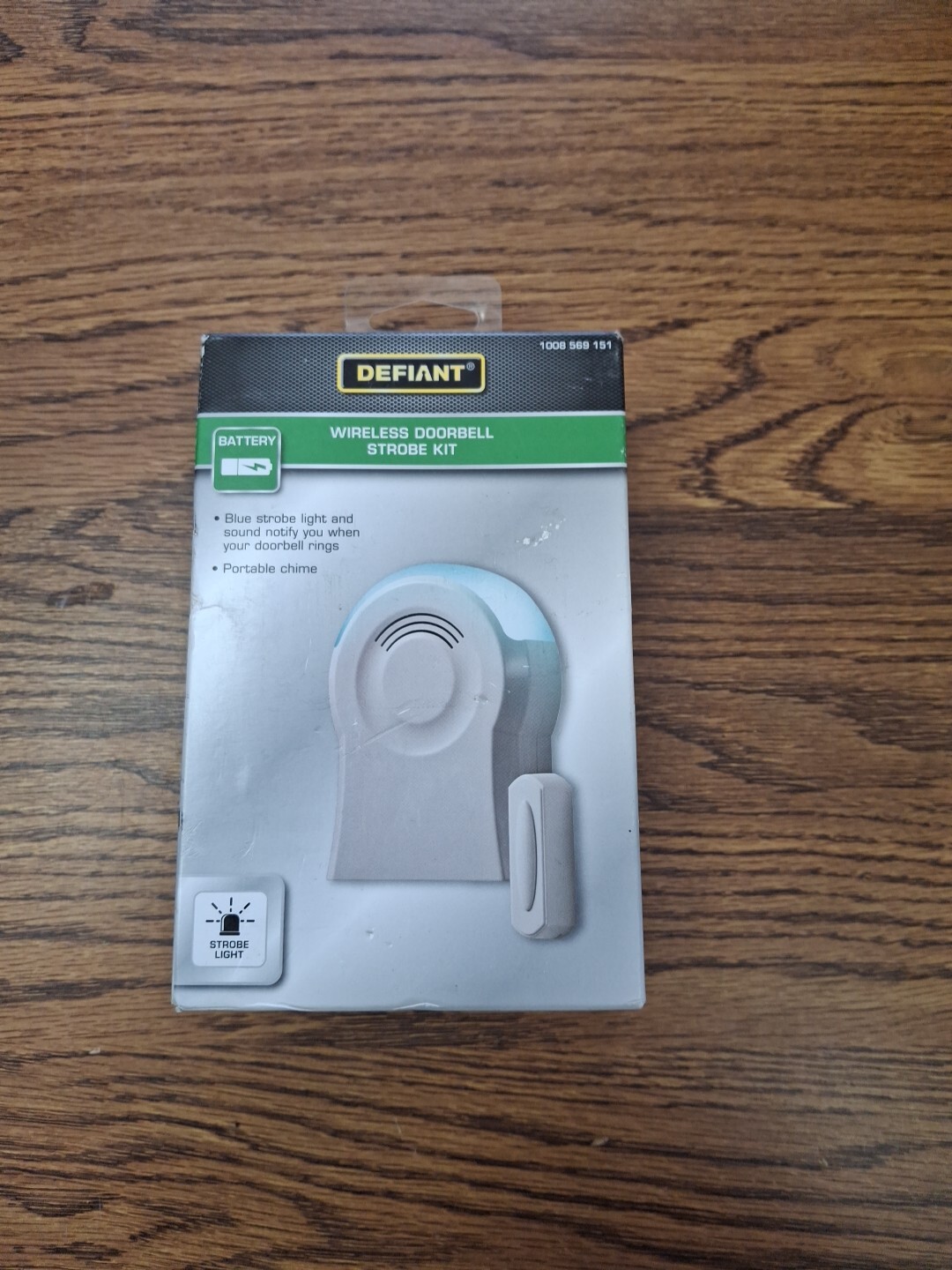 Wireless Doorbell Strobe Kit with Blue Alert Light-image