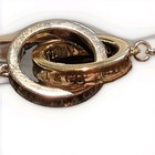 Tiffany & Co 18K Rose Gold Silver 1837 Interlocking Circles Pendant Bracelet  — photo 4