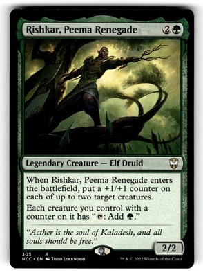 Rishkar, Peema Renegade R Commander: Streets of New Capenna 305 NM