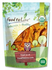 Organic Dried Mango Strips &ndash; Non-GMO, Unsulphured, Vegan, Kosher Food in Bulk
