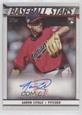 2020 Topps Baseball Stars Aaron Civale #BSA-AC Rookie Auto RC 3b3