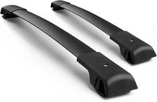 For 2014-2024 Subaru Forester Roof Rack Cross Bars Black Luggage Aluminum Rails