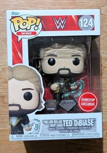 Funko Pop Vinyl WWE Million Dollar Man Ted DiBiase Dimond GameStop Exclusive 124