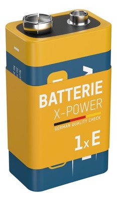 ANSMANN 1x X-Power Alkaline Batterie Block E / 6LR61