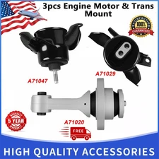 NEW For 2011-2016 Hyundai Elantra 1.8L w/ AUTO, Motor & Trans Mount Set 3pcs new