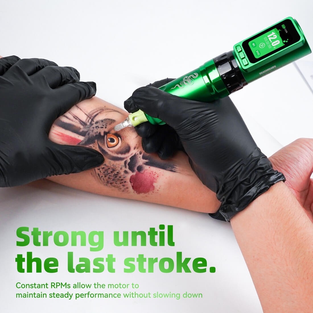 Dragonhawk Fold Pro Year of Snake Edition Wireless Tattoo Machine