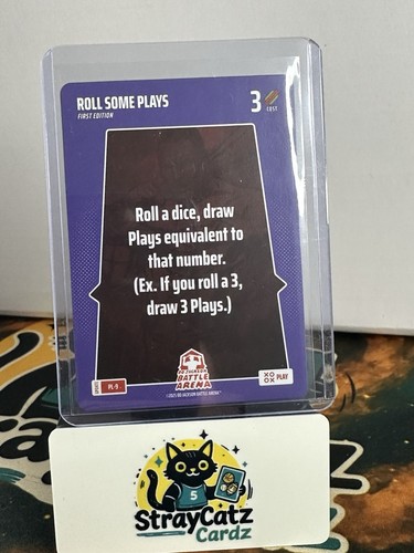 Bo Jackson Battle Arena Alpha Update Play Card SSP Roll Some Plays PL-9