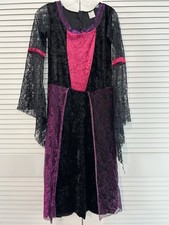 Medieval Fairy Renaissance Festival boho Halloween costume Dress-Sz Sm