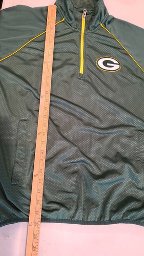NFL Men's Green Bay Packers Long Sleeve 1/4 Zip Pullover Medium - Picture 5 of 7