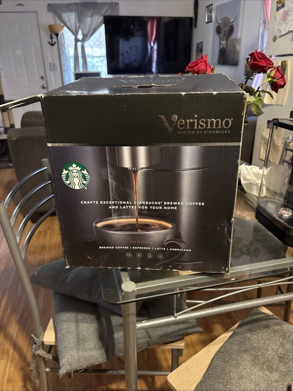 Verismo Starbucks K-Fee Coffee Maker Caffe Latte Espresso Pod Machine.