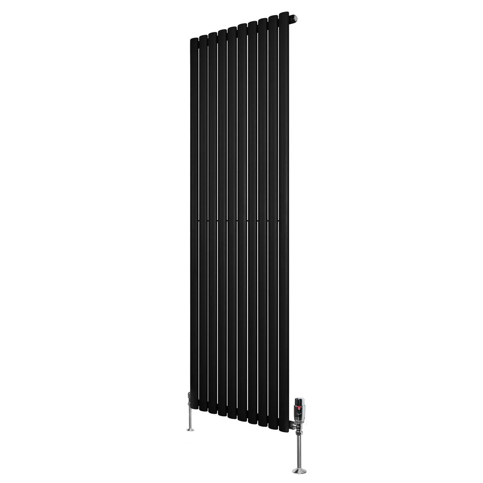 Oval Single Column Radiator 1800mm x 600mm & TRV Chrome Valves