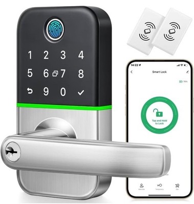 Keypad Smart Door Lock with Handle: Kucacci Keyless Entry Door Lock