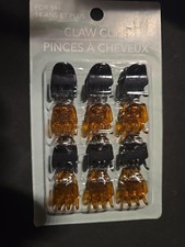 12 Piece Claw Clips For 14 NWT