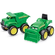 John Deere 35874 Dump Truck & Tractor- 2 Pack