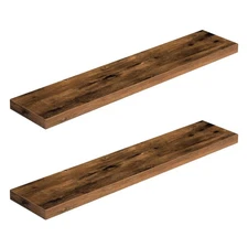 Floating Shelves for Wall, Wall Mounted Shelf Set of 2, 39.4" Hanging Shelf w...