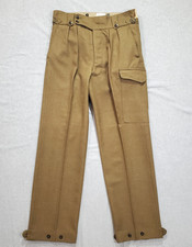 Eaglehawk Clothing Co Victoria 1952 Military Wool Pants Men  s Olive VTG Uniform