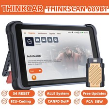 ThinkScan 689BT OBD2 KFZ OBD2 Diagnosegerät Scanner 34 Reset ECU-Coding CANFD DE