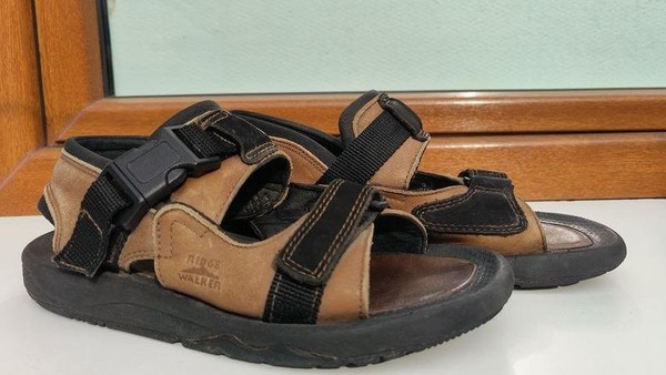 Men Hush Puppies Sandals Black 43