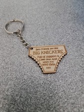 Funny Freinds Keyring,  Best Freinds  Are Like BIG KNICKERS  Full Of Surppot