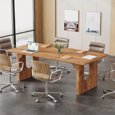 70.9 Inch Modern Executive Desk Large Wooden Office Computer Desk Writing Table