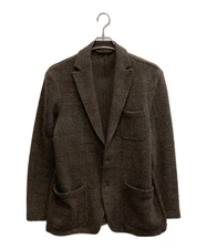 Men's Brown Altea Wool 2B Tailored Jacket, Size L