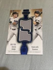 2026 Topps Tiers One Aaron Judge, Giancarlo Stanton Dual Patch /99 Game Used!!!