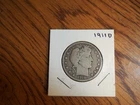 `1911 D Barber Half, good + condition, 90 % silver