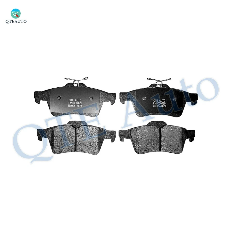 Set of 8 Front-Rear Ceramic Brake Pad Kit For 2007-2010 Saturn SKY - Image 3 of 4