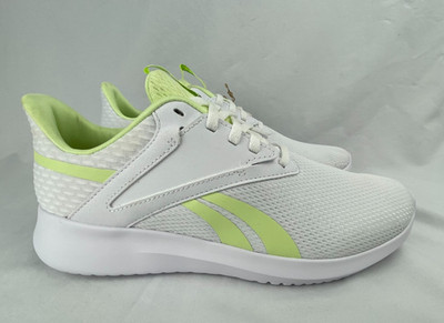 NWT Reebok Womens 8.5 Fluxlite White Citrus Training Sneakers Ortholite Comfort