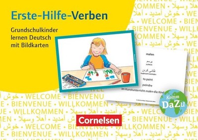 Deutsch lernen mit Fotokarten - Grundschule. Erste-Hilfe-Verben | deutsch
