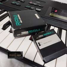 YAMAHA RAM4 Data Cartridge for DX7II Tested Battery Replaced Working from japan