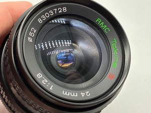 TOKINA RMC 24mm f2.8  Manual Focus Telephoto Lens for Canon FD + Protective Case