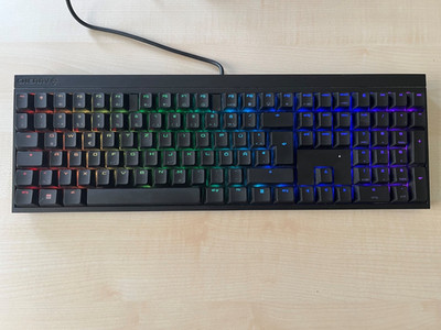 CHERRY MX 2.0S mechanische Gaming-Tastatur mit RGB und MX Silent RED Switches