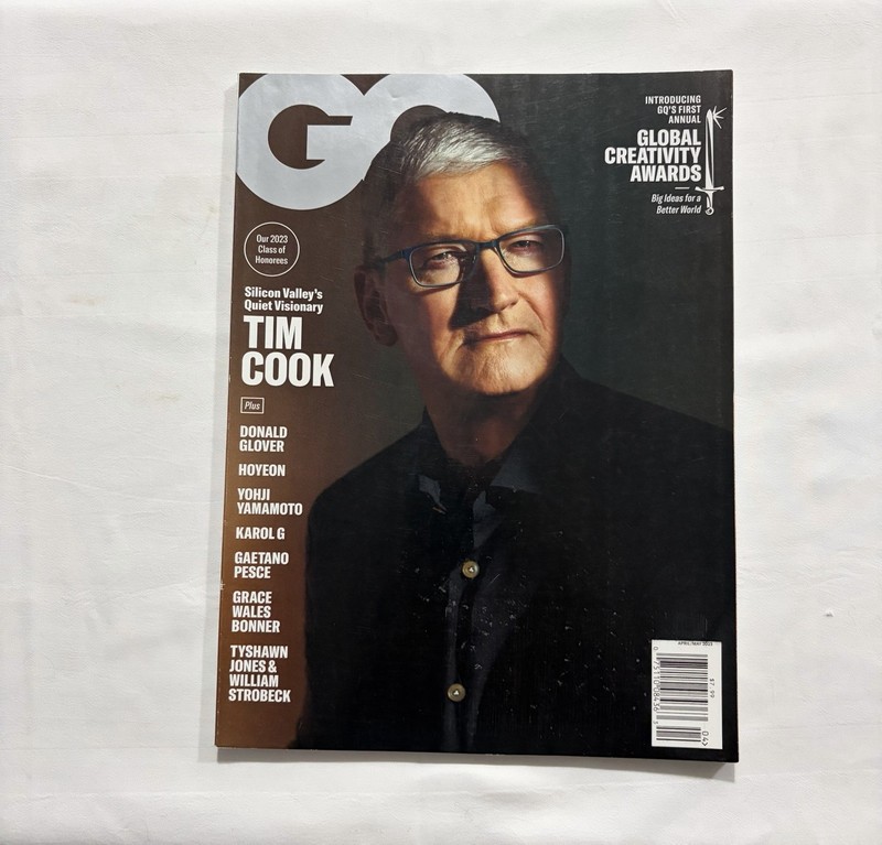 GQ Tim Cook “Silicon Valley’s Quiet Visionary” Issue April/May 2023 Magazine