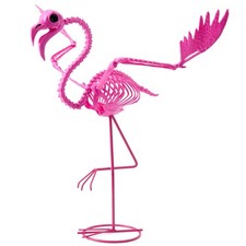 JOYIN Flamingo Skeleton Halloween Decorations 27.6 Inch Tall Spooky Posable Anim