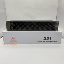 dbx 231 Dual Channel 31-Band Graphic Equalizer Rackmount Pro Audio EQ - TESTED