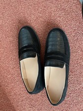 Schwarze neue ungetragene Schuhe (Mokassin) G...