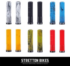 DMR DeathGrip 2 Flangeless lock-on MTB grips, Thick or thin, ALL COLOURS