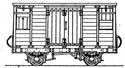 Dundas Models DM71 Tralee Dingle Railway Covered Cattle Goods Van Kit OO9 Gauge