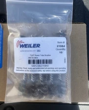 Bag of 10, Weiler Power Tube Brushes ,  Single Spiral Tube Brush, 5/8" dia,, USA