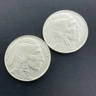 Two 1/4 Oz Silver Fractional Buffalo Rounds