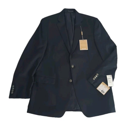 Giacca lunga Michael Michael Kors nuova blu navy 42L $295