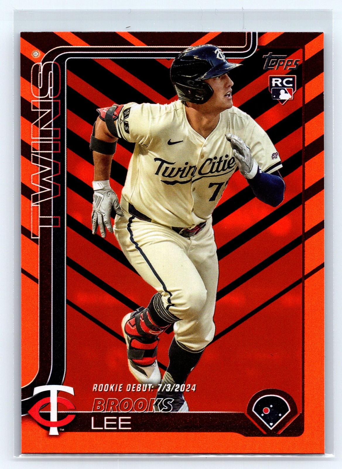 2025 Topps Update Brooks Lee Holiday #US243 RC Rookie Minnesota Twins