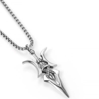 Collier Pendentif Death Note – Dog Tag Métal, Logo Et Croix, Cosplay