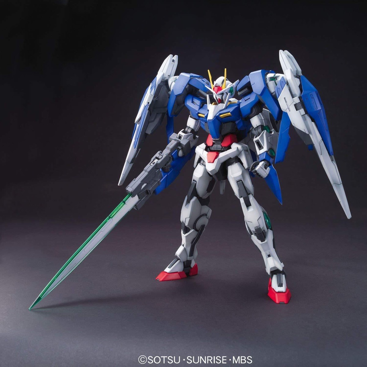 ガンプラセット MG & RG 4点セット BANDAI MG 1/100 GUNDAM 00 GN-0000+GNR-010 00 Raiser Model Kit w