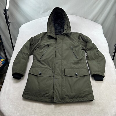 Guess Green Hooded Jacket Men Size: M