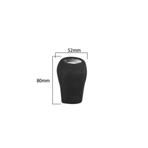 Trim 09-15 For Benz C/E Class GLK GLS Grey Suede Central Console Gear Shift Knob - Picture 3 of 6