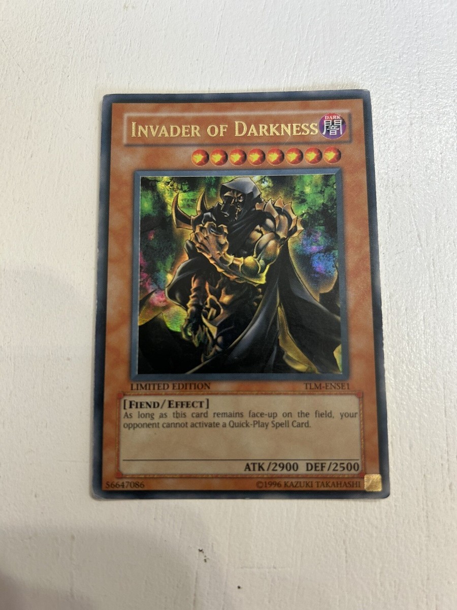 Yu-Gi-Oh! Invader Of Darkness Card - TLM-ENSE1 Ultra Rare Promo From The Lost Millennium - View #10
